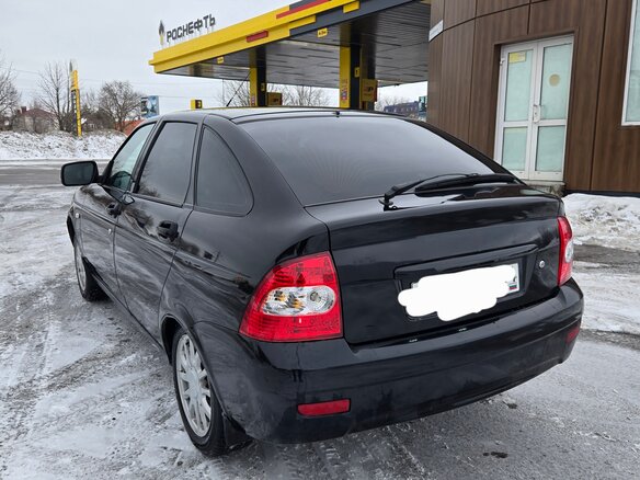2011 Lada (ВАЗ) Priora I, чёрный, 345000 рублей - вид 5