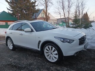 2012 Infiniti FX37 II (S51) Рестайлинг, белый, 1850000 рублей, вид 1