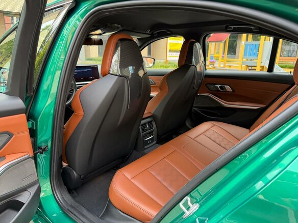 2022 BMW M3 Competition Package VI (G80), зелёный, 11500000 рублей - вид 25