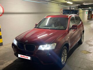 2012 BMW X3 28i xDrive II (F25), красный, 1650000 рублей, вид 1