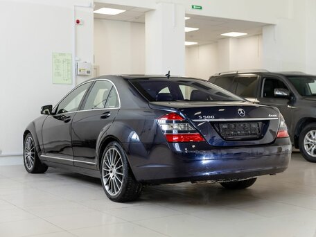 2008 Mercedes-Benz S-Класс 550 V (W221), синий, 1000000 рублей, вид 4