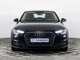 2016 Audi A4 V (B9), чёрный, 1799000 рублей, вид 2