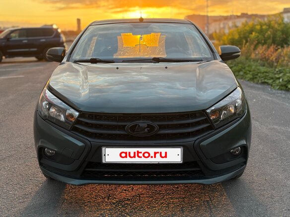 2017 Lada (ВАЗ) Vesta I, зелёный - вид 1