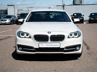2014 BMW 5 серии 528i xDrive VI (F10/F11/F07) Рестайлинг, белый, 1907000 рублей, вид 2
