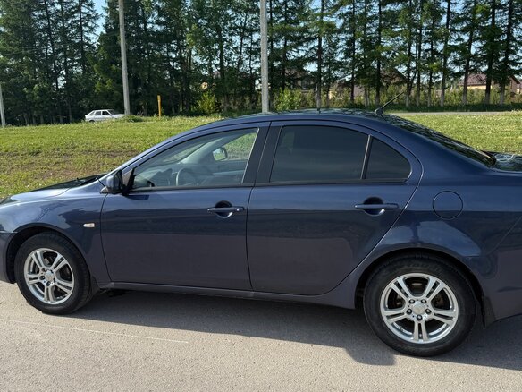 2007 Mitsubishi Lancer X, синий - вид 10