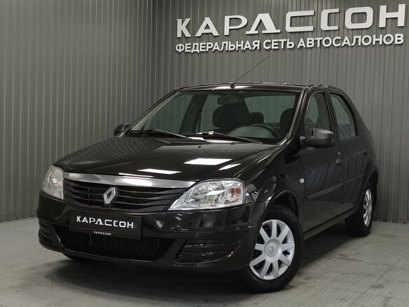 2011 Renault Logan I Рестайлинг, чёрный