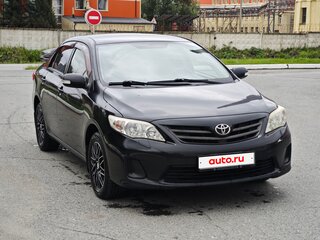 2010 Toyota Corolla X (E140, E150) Рестайлинг, чёрный, 1250000 рублей, вид 3