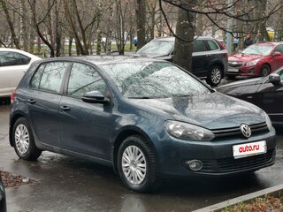 2011 Volkswagen Golf VI, синий, 990000 рублей, вид 1