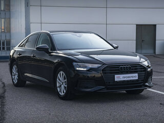 2021 Audi A6 40 TDI V (C8), чёрный, 3771425 рублей, вид 3