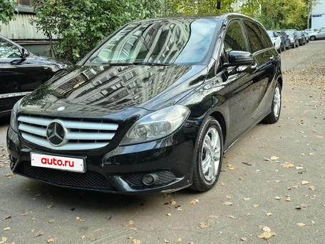 2012 Mercedes-Benz B-Класс 180 II (W246), чёрный, 830000 рублей, вид 1