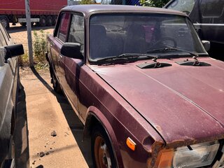 2006 Lada (ВАЗ) 2107, пурпурный, 400000 рублей, вид 1
