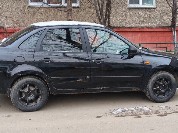 2017 Lada (ВАЗ) Granta I, чёрный, 340000 рублей - вид 5
