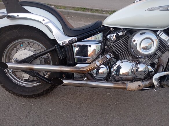 1996 Yamaha XVS400 Drag Star, белый, 299000 рублей - вид 6