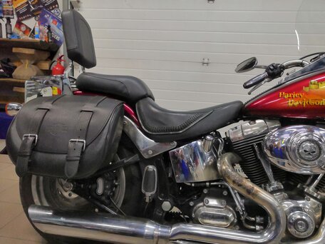 2006 Harley-Davidson Fat Boy, пурпурный, 900000 рублей, вид 4