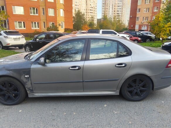 2003 Saab 9-3 II, серый, 185000 рублей - вид 7