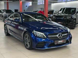 2019 Mercedes-Benz C-Класс 200 IV (W205) Рестайлинг, синий, 4290000 рублей, вид 4