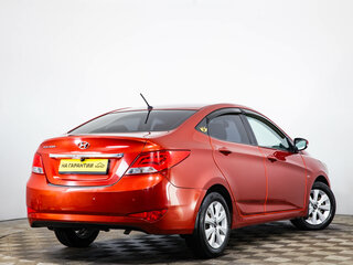 2016 Hyundai Solaris I Рестайлинг, красный, 1119000 рублей, вид 4