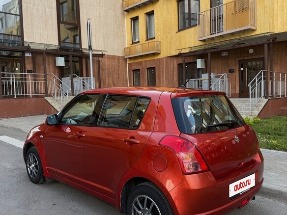 2008 Suzuki Swift III, красный, 490000 рублей - вид 5