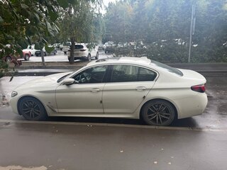 2021 BMW 5 серии Long 525Li VII (G30/G31/G38) Рестайлинг, белый, 4450000 рублей, вид 2