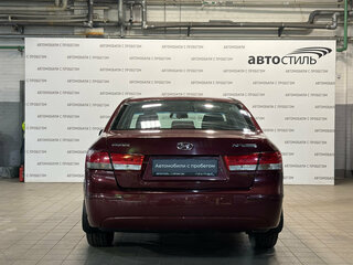 2008 Hyundai Sonata V (NF) Рестайлинг, красный, 579000 рублей, вид 4