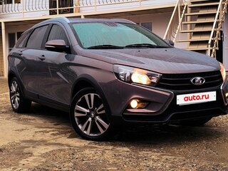 2019 Lada (ВАЗ) Vesta SW Cross I, серый, 870000 рублей, вид 4