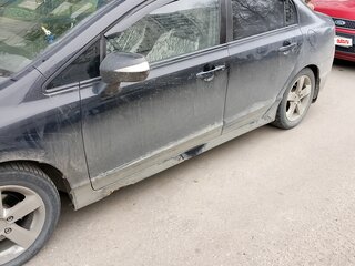 2007 Honda Civic VIII, чёрный, 500000 рублей, вид 2