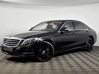 2016 Mercedes-Benz S-Класс 500 VI (W222, C217), чёрный, 2800000 рублей, вид 1