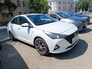2020 Hyundai Solaris II Рестайлинг, белый, 1150000 рублей, вид 2