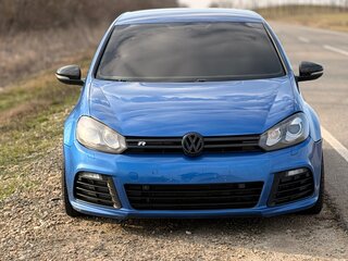 2012 Volkswagen Golf R VI, синий, 1570000 рублей, вид 4