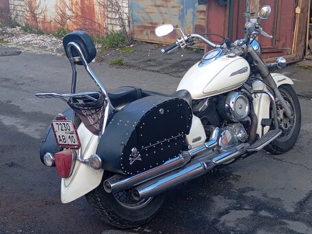 2003 Yamaha XVS1100, бежевый, 450000 рублей, вид 5