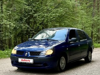 2002 Renault Symbol I Рестайлинг, синий, 210000 рублей, вид 1
