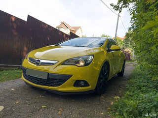 2013 Opel Astra GTC J Рестайлинг, жёлтый, 810000 рублей, вид 4