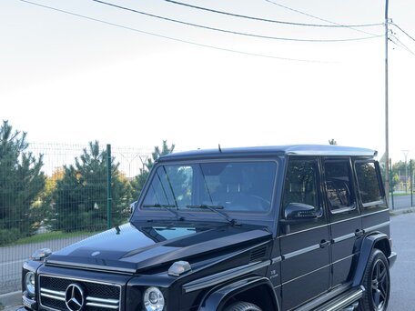 2014 Mercedes-Benz G-Класс AMG 63 AMG I (W463) Рестайлинг 2, чёрный, 8550000 рублей, вид 3