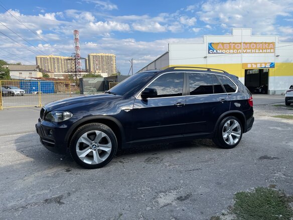 2007 BMW X5 48i II (E70), синий, 1099000 рублей - вид 16