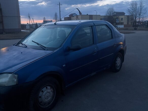 2007 Renault Logan I, синий, 299999 рублей - вид 4
