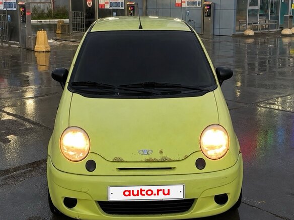 2009 Daewoo Matiz I Рестайлинг, жёлтый - вид 1