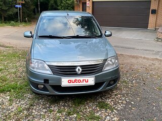 2012 Renault Logan I Рестайлинг, синий, 370000 рублей, вид 1