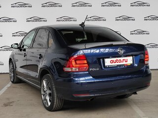2017 Volkswagen Polo V Рестайлинг, синий, 949000 рублей, вид 2