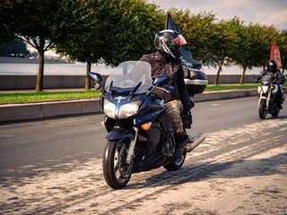 2003 Yamaha FJR1300, синий, 600000 рублей, вид 2