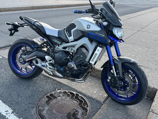 2015 Yamaha MT-09 (FZ-09), синий, 800000 рублей, вид 1