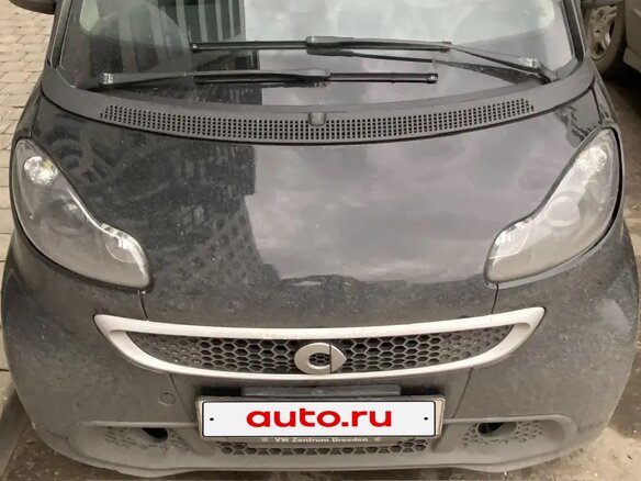 2008 Smart Fortwo II, чёрный, 630000 рублей