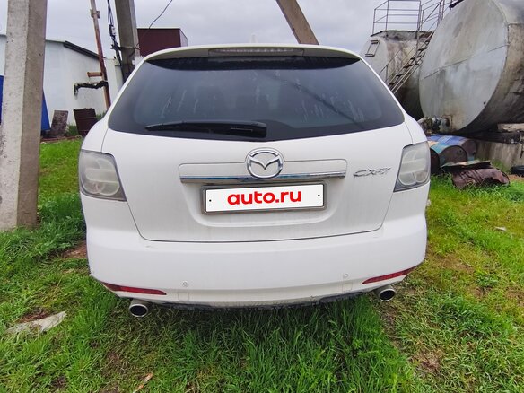 2010 Mazda CX-7 I Рестайлинг, белый, 1100000 рублей - вид 2
