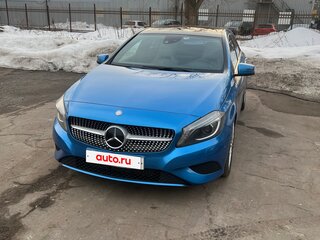 2013 Mercedes-Benz A-Класс 180 III (W176), голубой, 1150000 рублей, вид 4