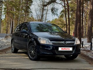 2008 Opel Astra H Рестайлинг, чёрный, 425000 рублей, вид 1