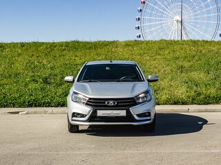 2016 Lada (ВАЗ) Vesta I, серебристый, 600000 рублей, вид 3