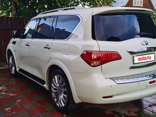 2014 Infiniti QX80 I Рестайлинг, белый, 3180000 рублей, вид 4