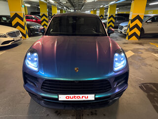 2020 Porsche Macan I Рестайлинг, синий, 6750000 рублей, вид 4