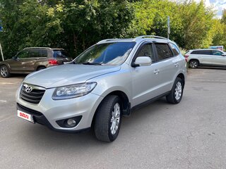 2010 Hyundai Santa Fe II Рестайлинг, серебристый, 870000 рублей, вид 1