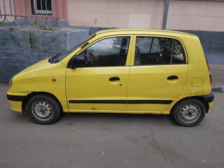 1999 Hyundai Atos, жёлтый, 150000 рублей, вид 4