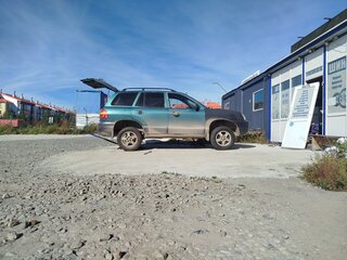 2002 Hyundai Santa Fe I, синий, 320000 рублей, вид 3